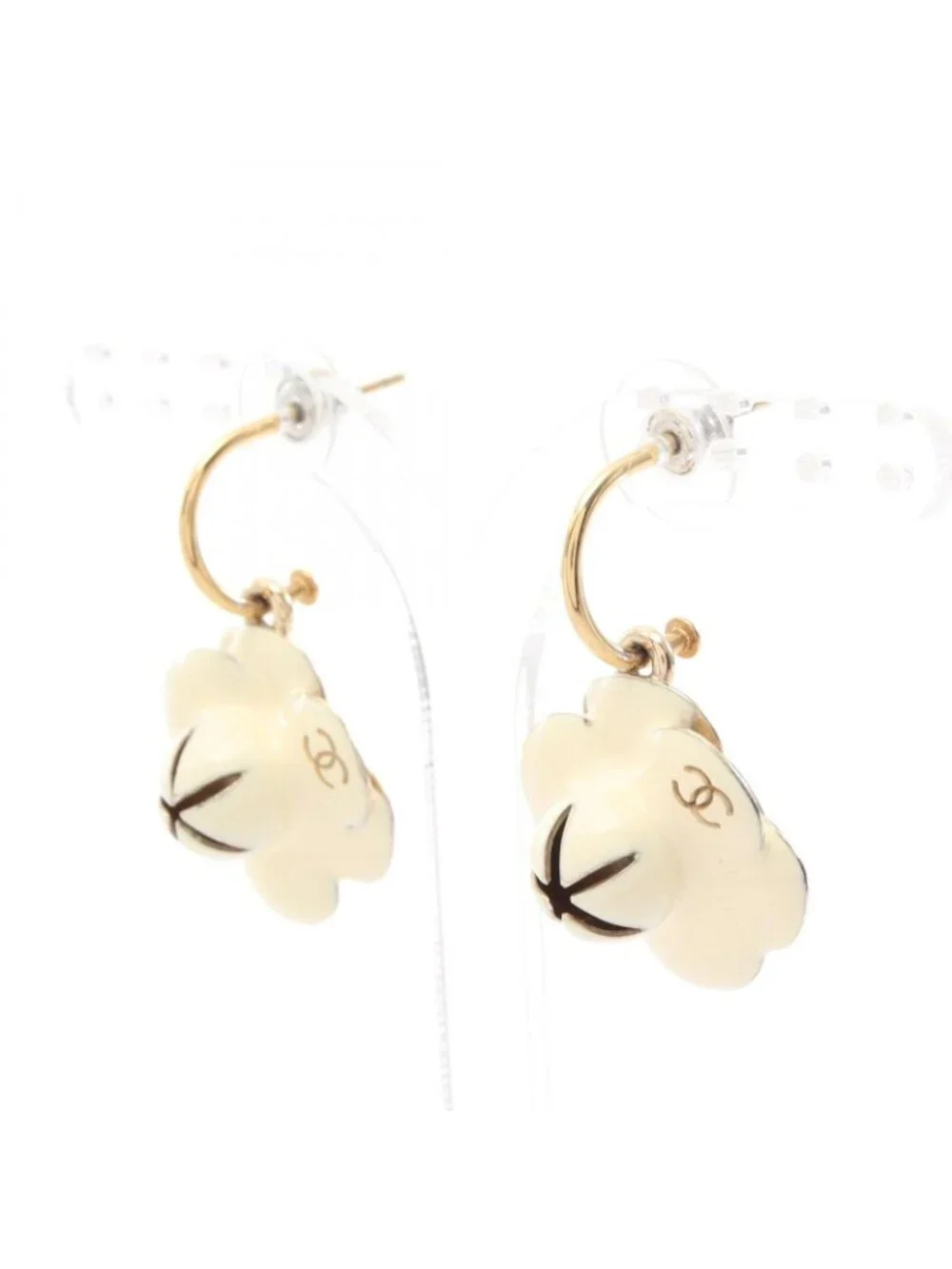 Chanel Single Earring Camellia Swing